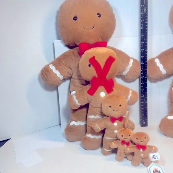 BNWT SET OF 5 JOLLY GINGERBREAD FRED HUGE, LARGE, ORIGINAL, FESTIVE FOLLY(s) - Picture 2 of 4